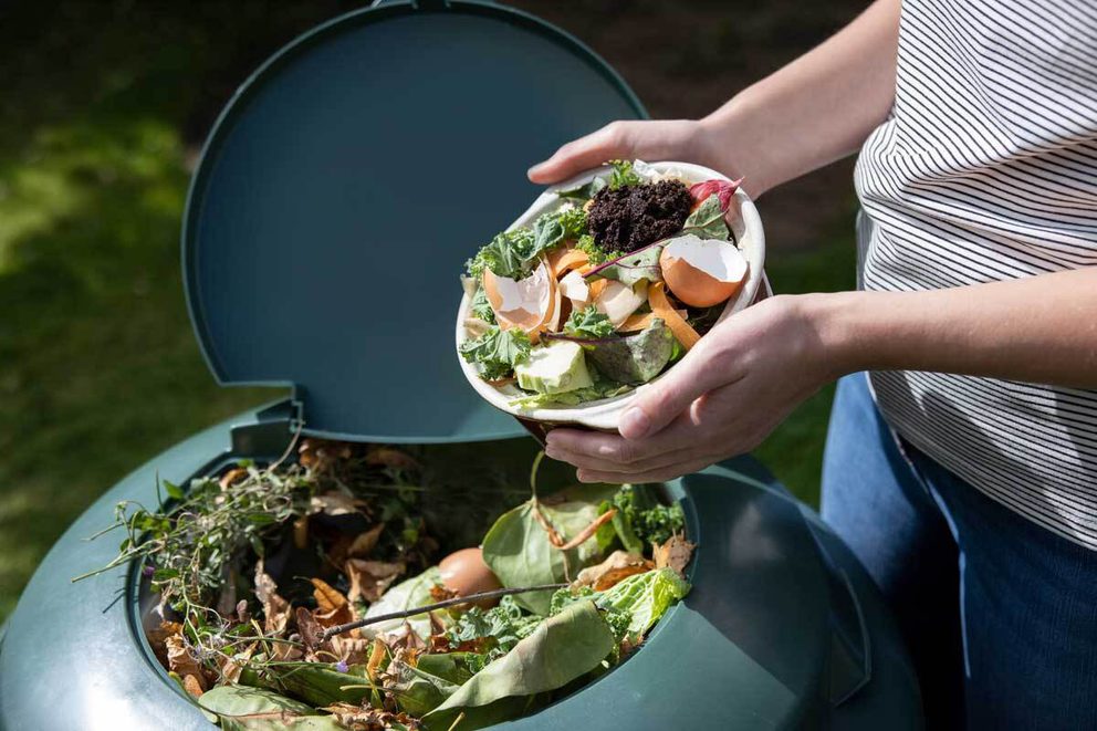 Composter for sustainable gardening