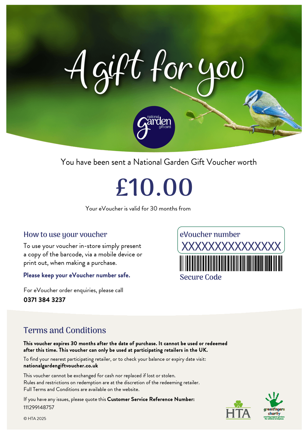 Your National Garden e Voucher NATGARDEN 242335 404415